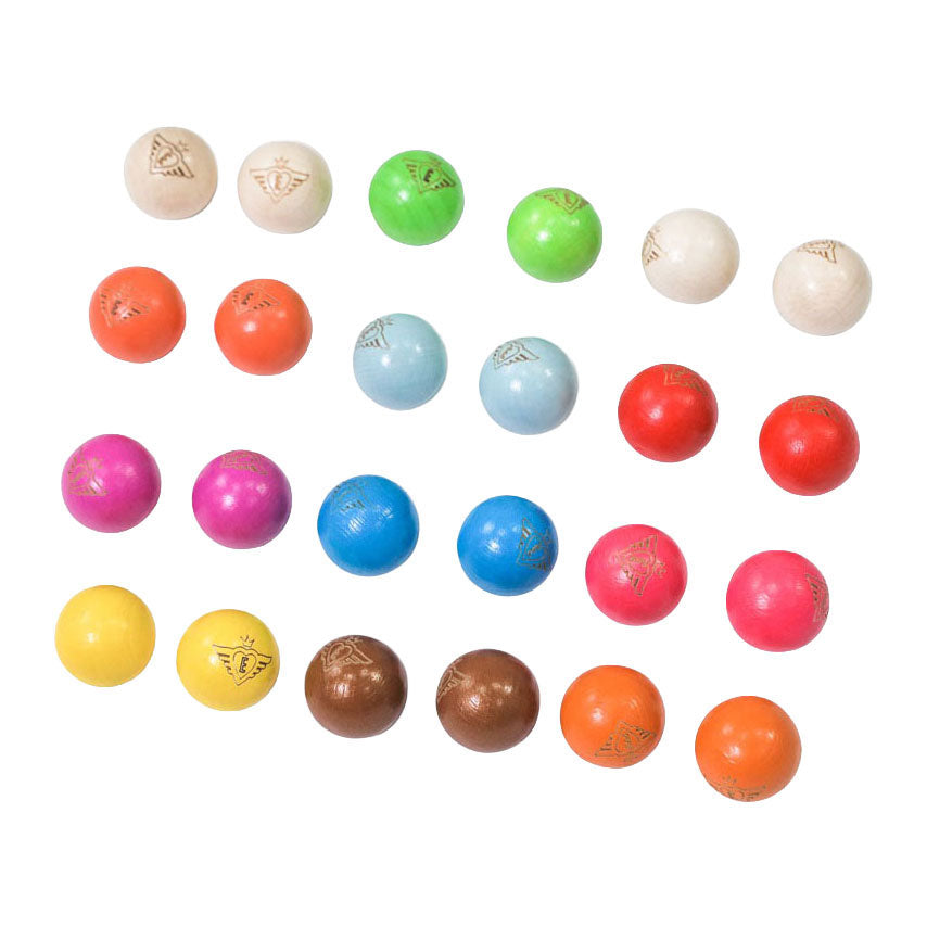 Engelhart - Engelhart Jeu de boules buts 24 houten ballen - 30mm