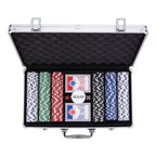 Longfield - Longfield Pokerset in zilveren koffer - 300 chips