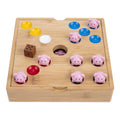 - Bamboe Pig Hole Spel met Siliconen Varkentjes