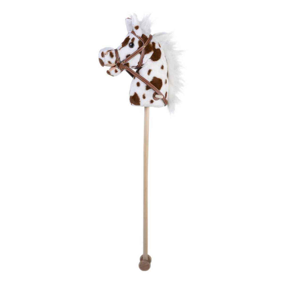 - Houten Stokpaardje Gevlekt - 95cm