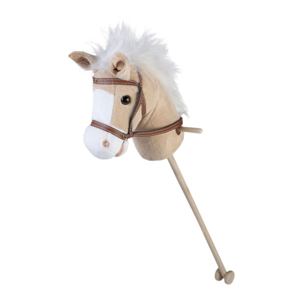 - Houten Stokpaardje Beige - 95cm