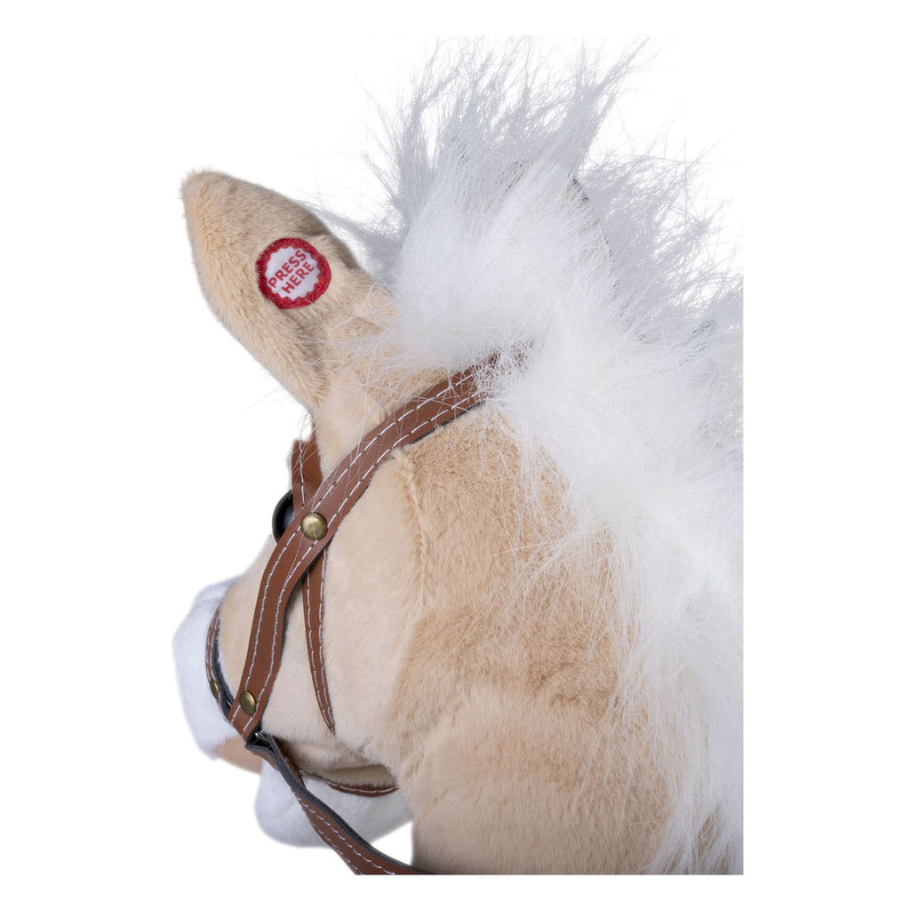 - Houten Stokpaardje Beige - 95cm