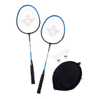 - Badmintonset - 2 Shuttles en 2 Rackets