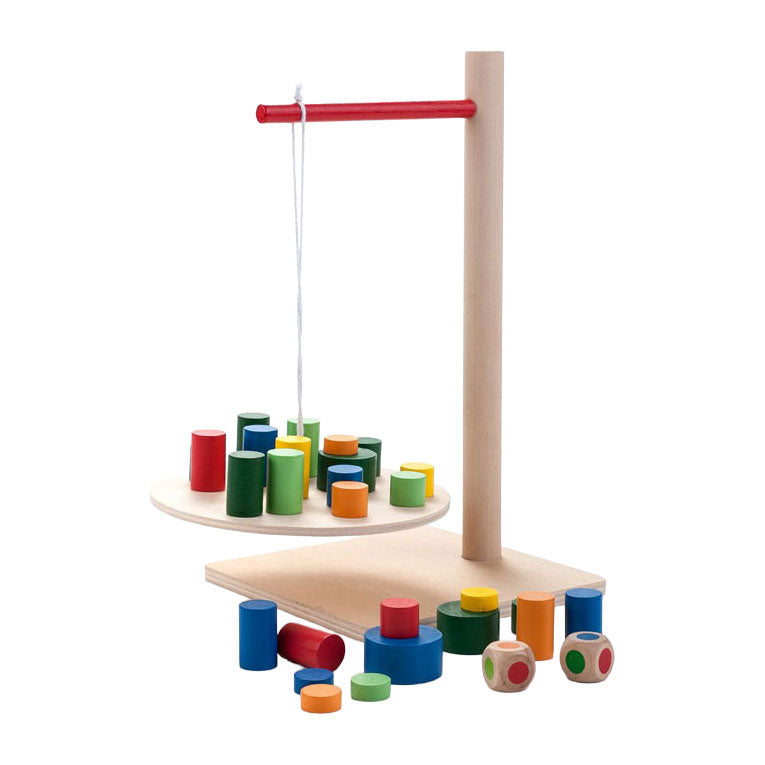- Houten Balans Weegschaal Spel