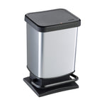 Rotho paso pedaalemmer 20l zilver