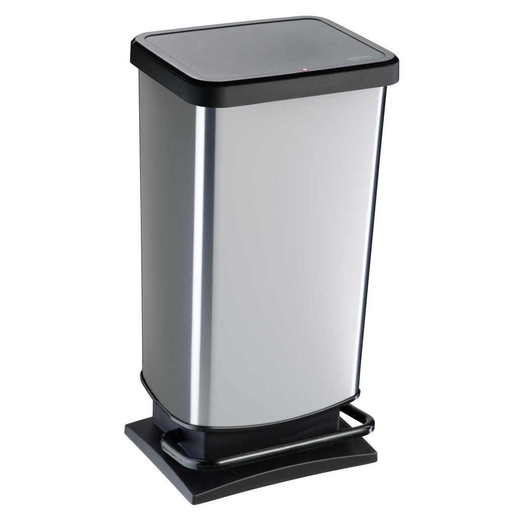 Rotho paso pedaalemmer 40l zilver