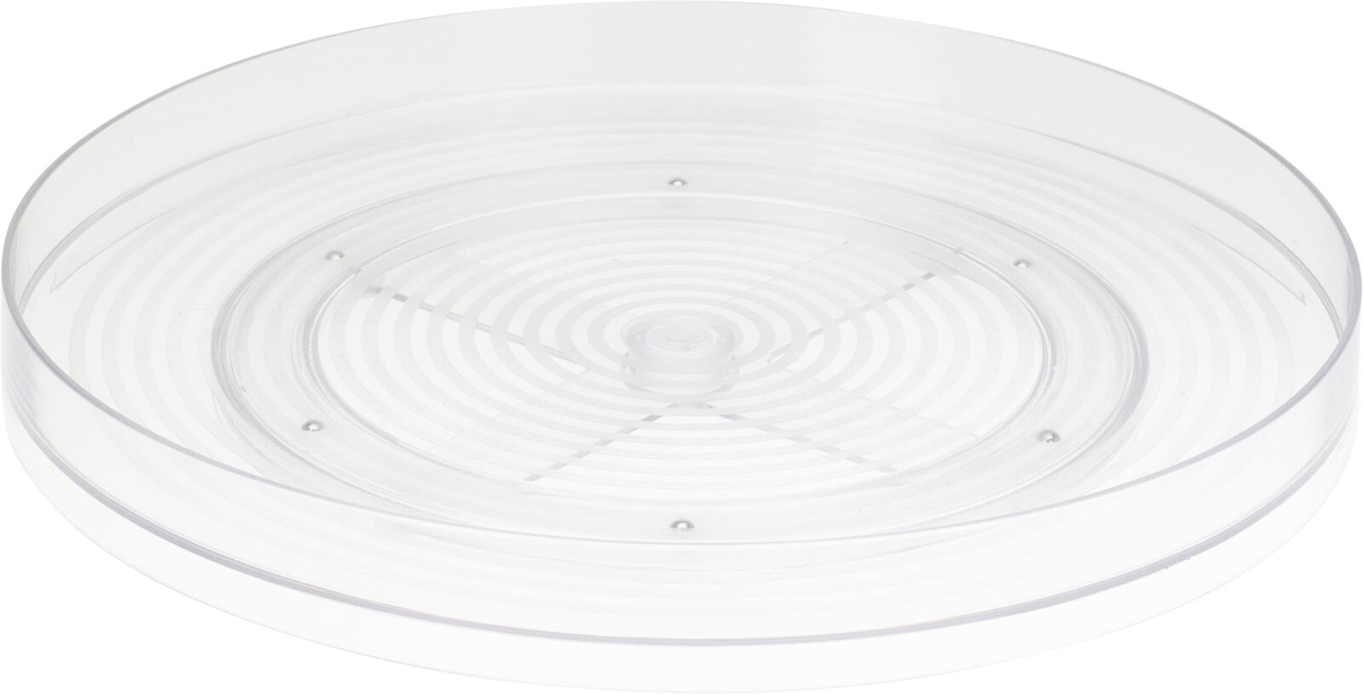 Excellent houseware opbergbak koelkast rond 29 cm transparant