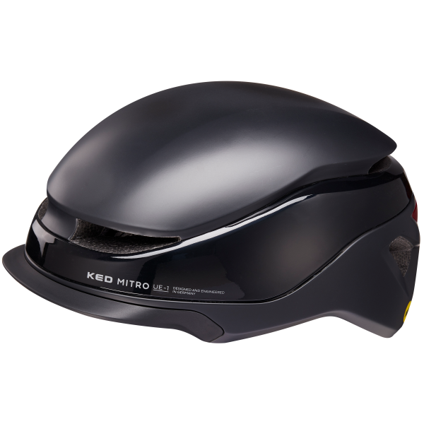 Ked fietshelm mitro ue-1 m (52-58cm) - mat zwart