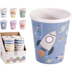 Excellent Houseware - Houseware Set bekers van melamine 250ml - 24 stuks