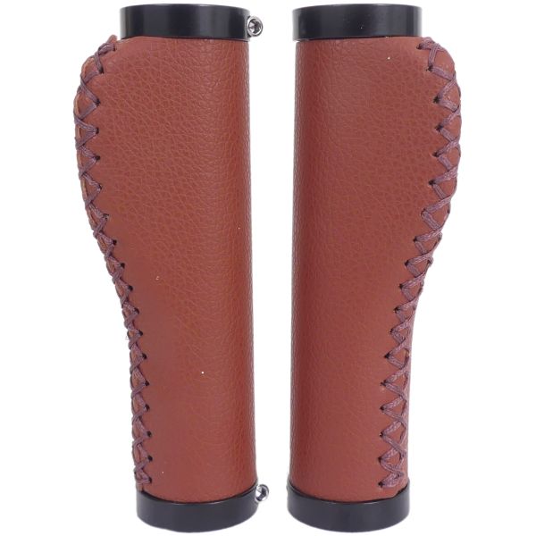 Edge handvatset leer incl lockring - camel brown- 135 135mm (winkelverpakking)