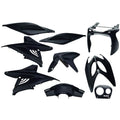 Edge - Plaatset 9-delig voor yamaha aerox tot bouwjaar 2014 - zwart metallic