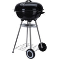 Overige Merken - Overige Merken Kogelgrill houtskoolbarbecue op wielen 46 cm zwart
