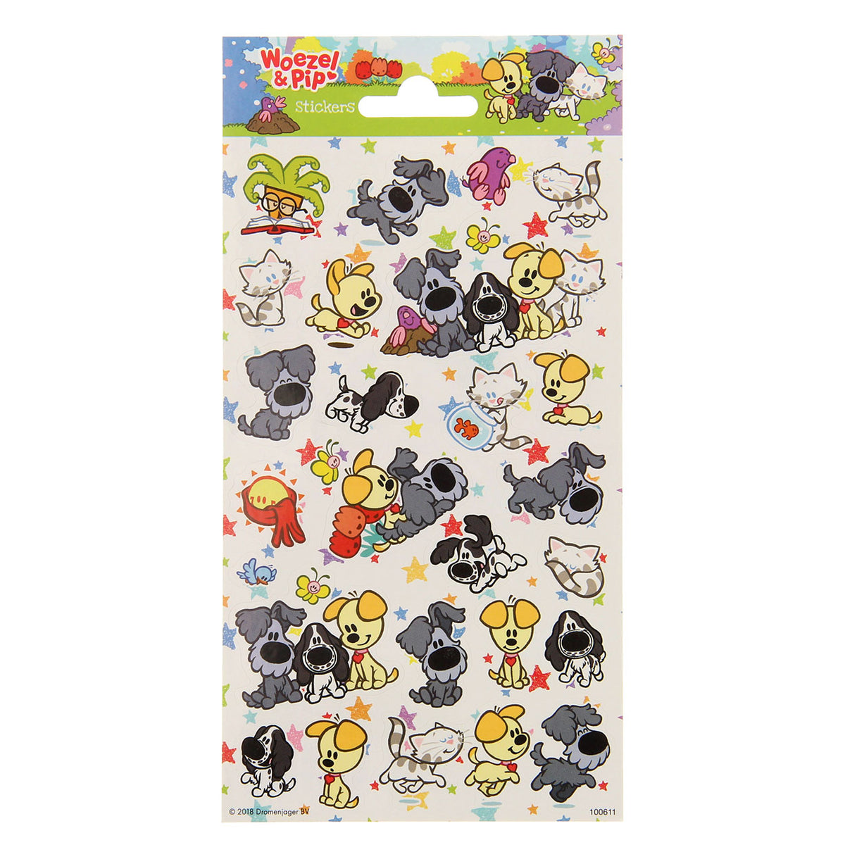 Totum stickervel woezel pip