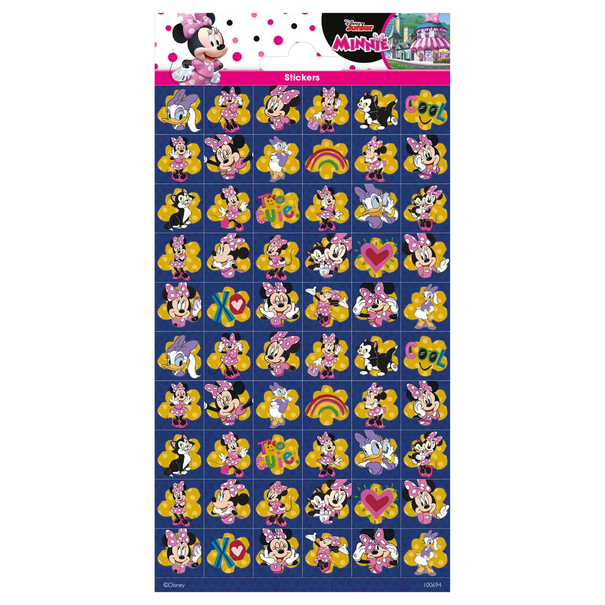 Totum - Totum Stickervel minnie mouse