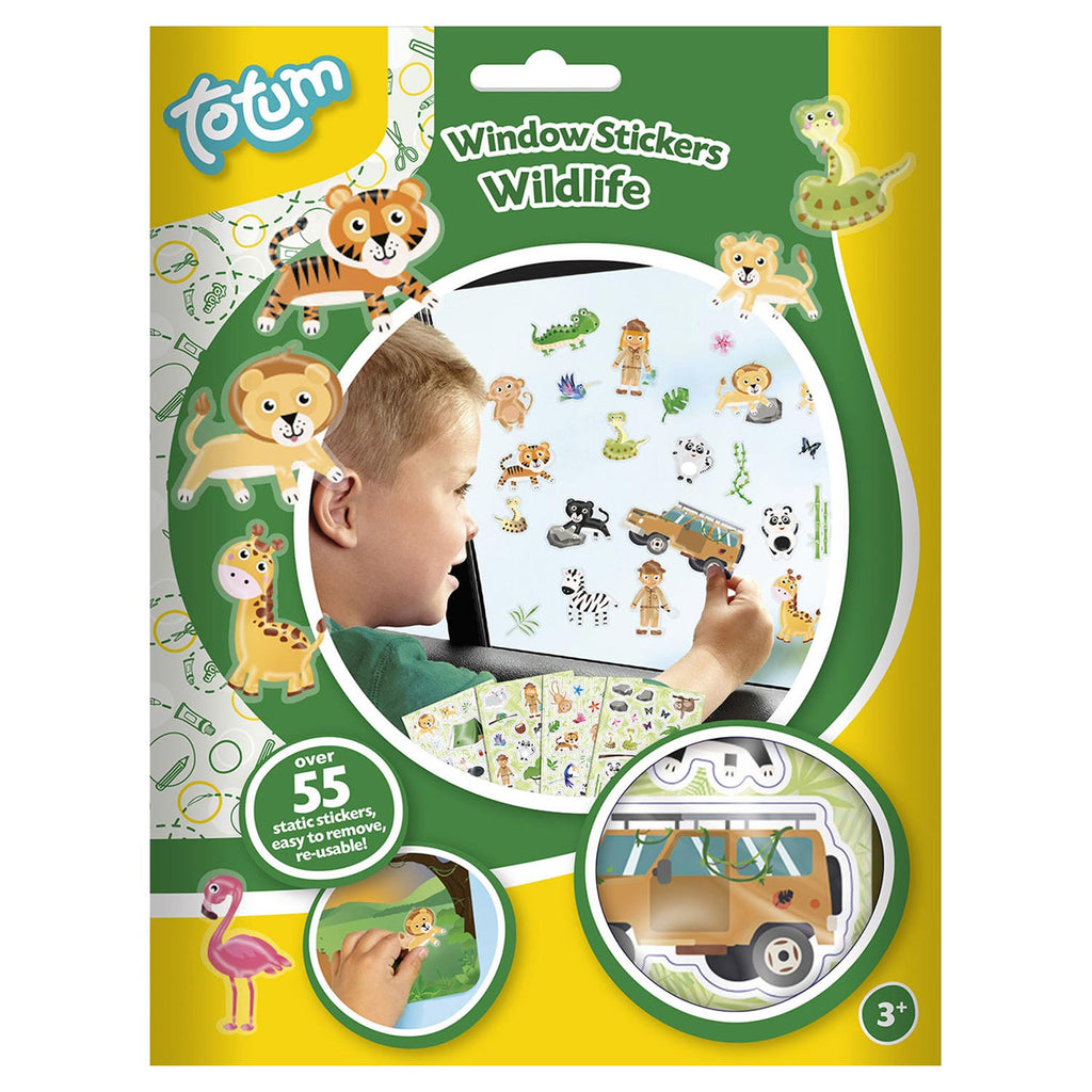 Totum raamstickers wildlife