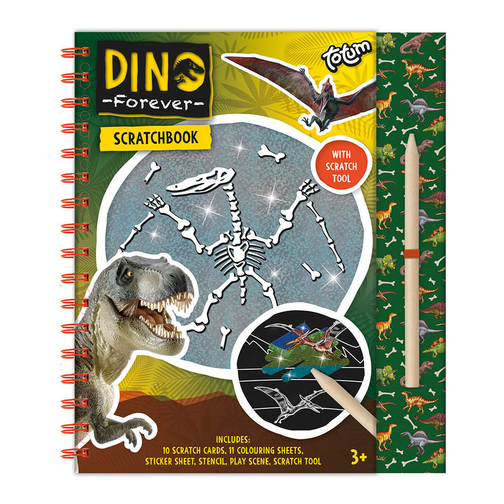 Totum dino forever - scratch boek
