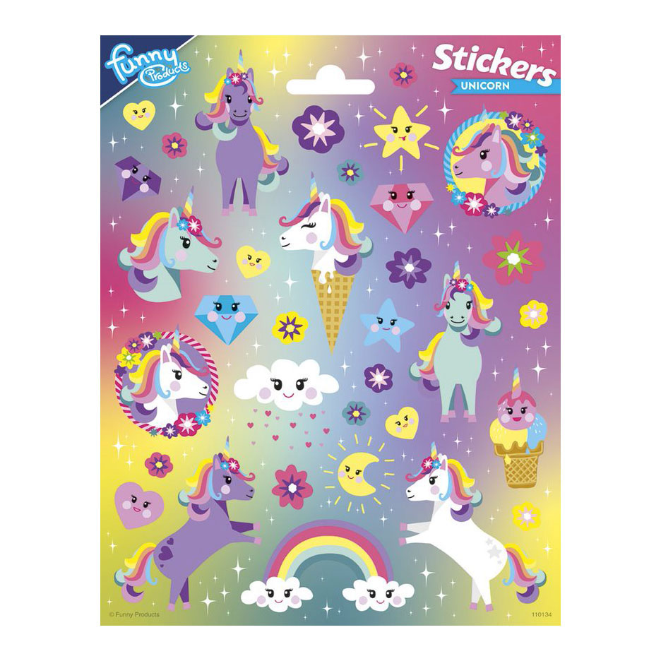 Totum - Totum Stickervel eenhoorn