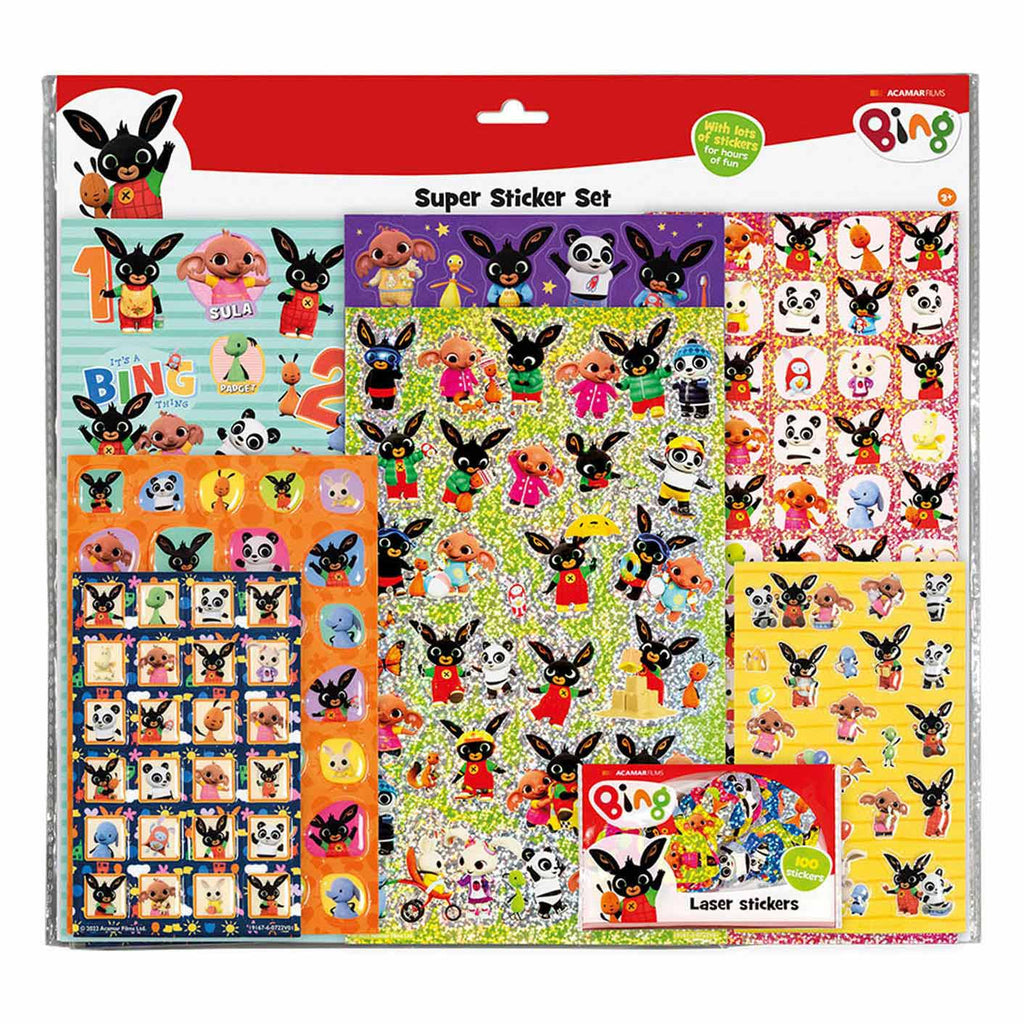 Totum super stickerset - bing