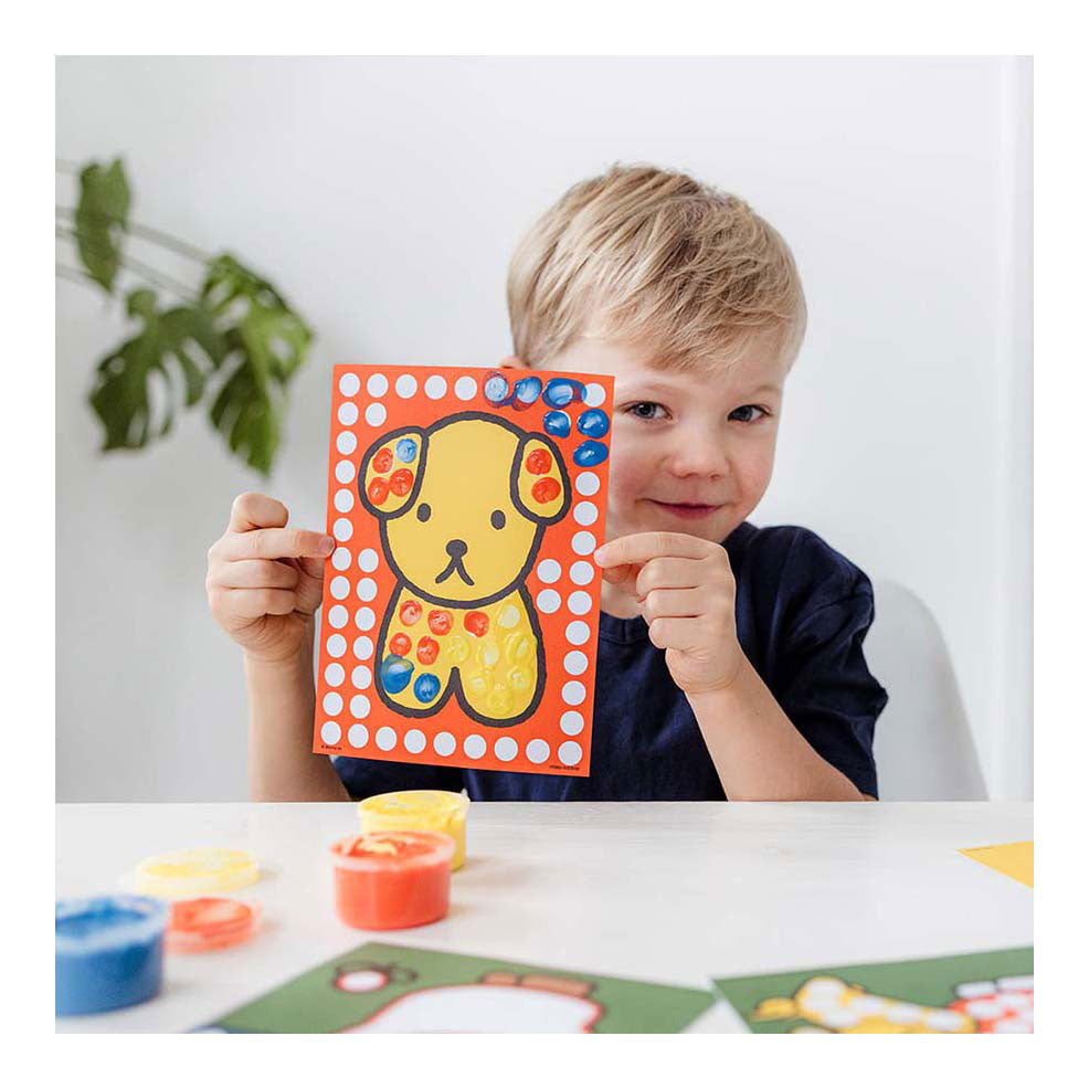 Bambolino creatief met vingerverf nijntje