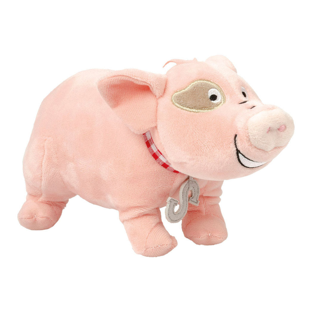Bambolino toys knuffel pluche fien en teun - sebastiaan het varken, 22cm