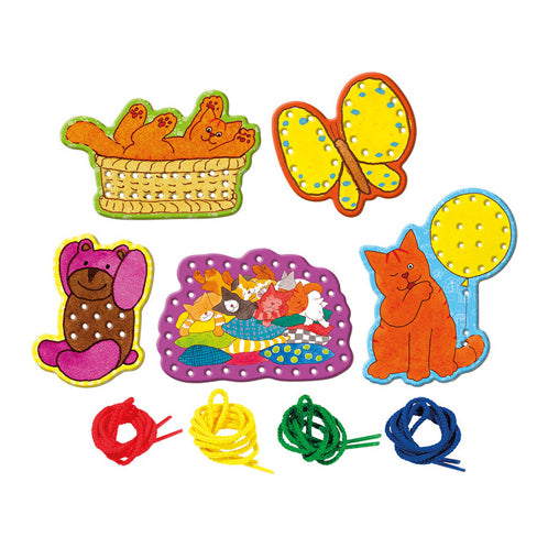 Bambolino - Bambolino Rijgkaarten set dikkie dik