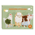 Little dutch pompom plakken little farm