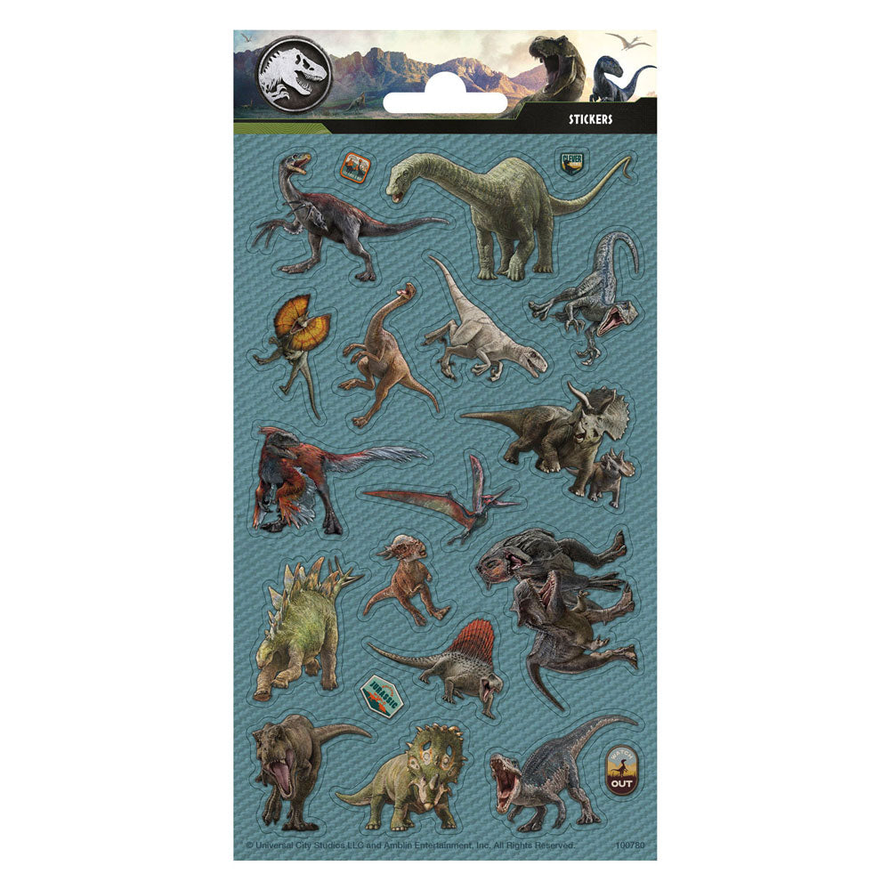 Totum - Totum Stickervel jurassic world