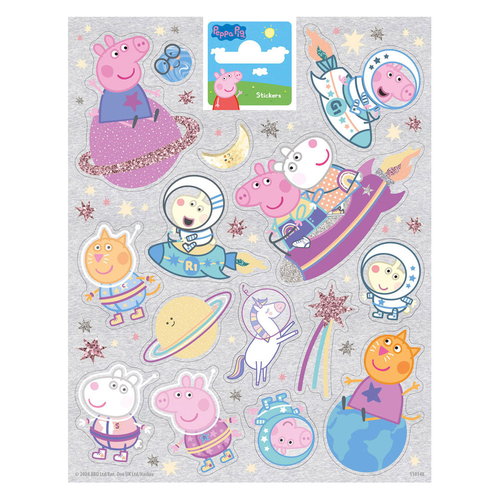 Totum - Totum Stickervel groot peppa pig