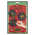 Creative Craft Group - Creative Craft Group Regenboog kraskunst kersthanger 85cm - 9st.