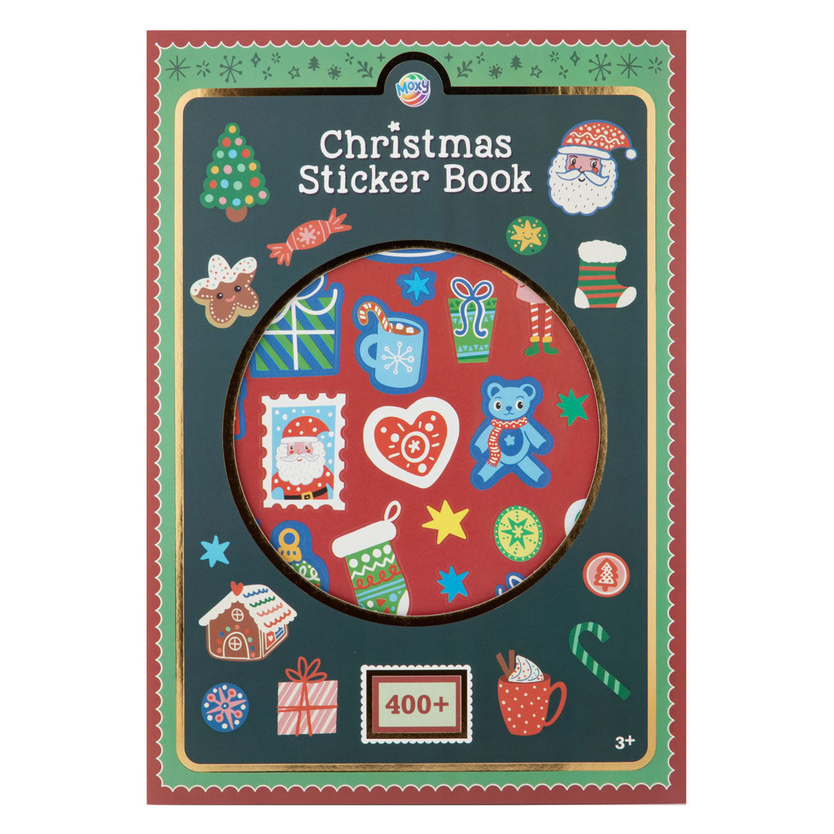 Creative Craft Group - Creative Craft Group Stickerboek kerstmis a4 - 400+ stickers