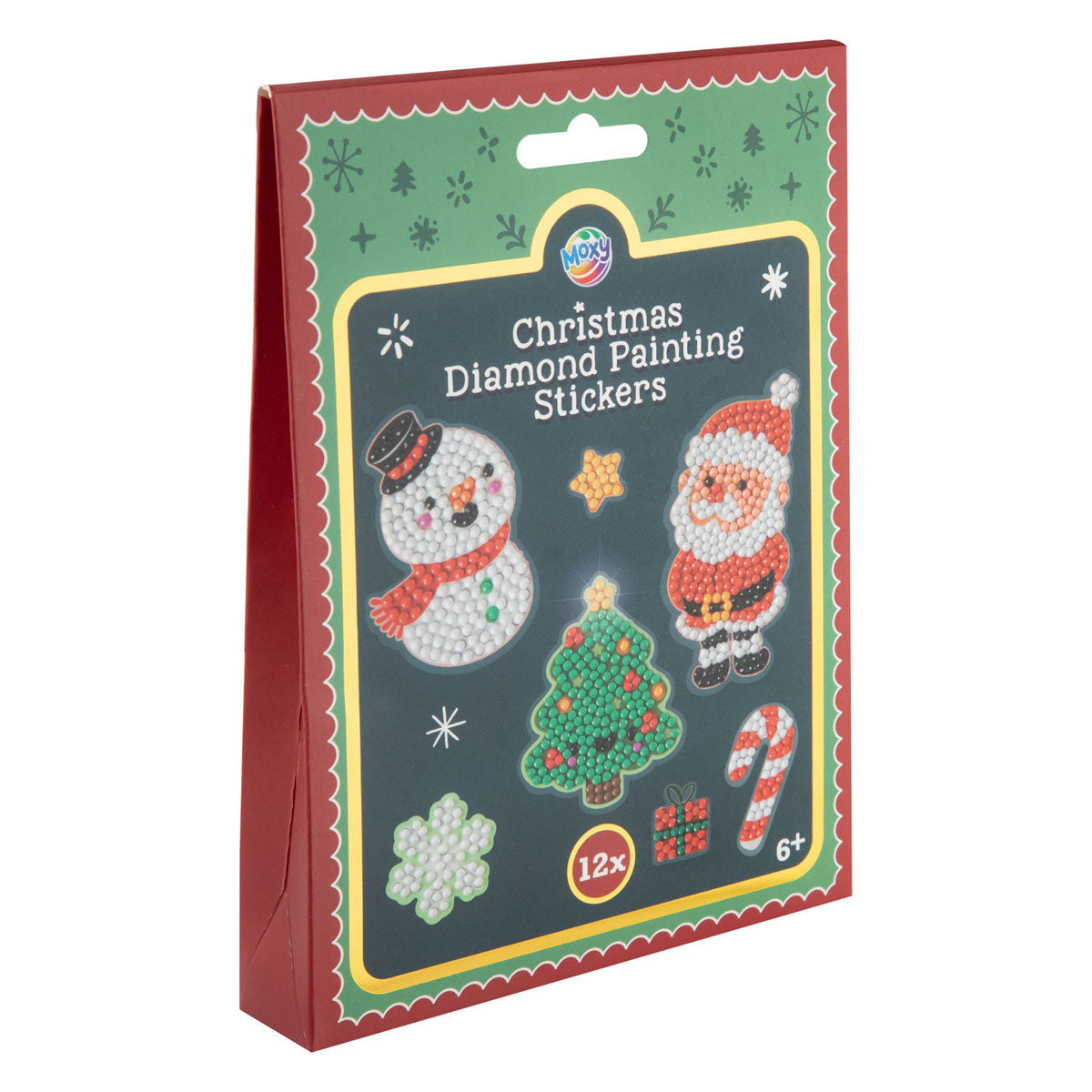 Creative Craft Group - Creative Craft Group Diamond painting stickers kerstmis - 12 stuks