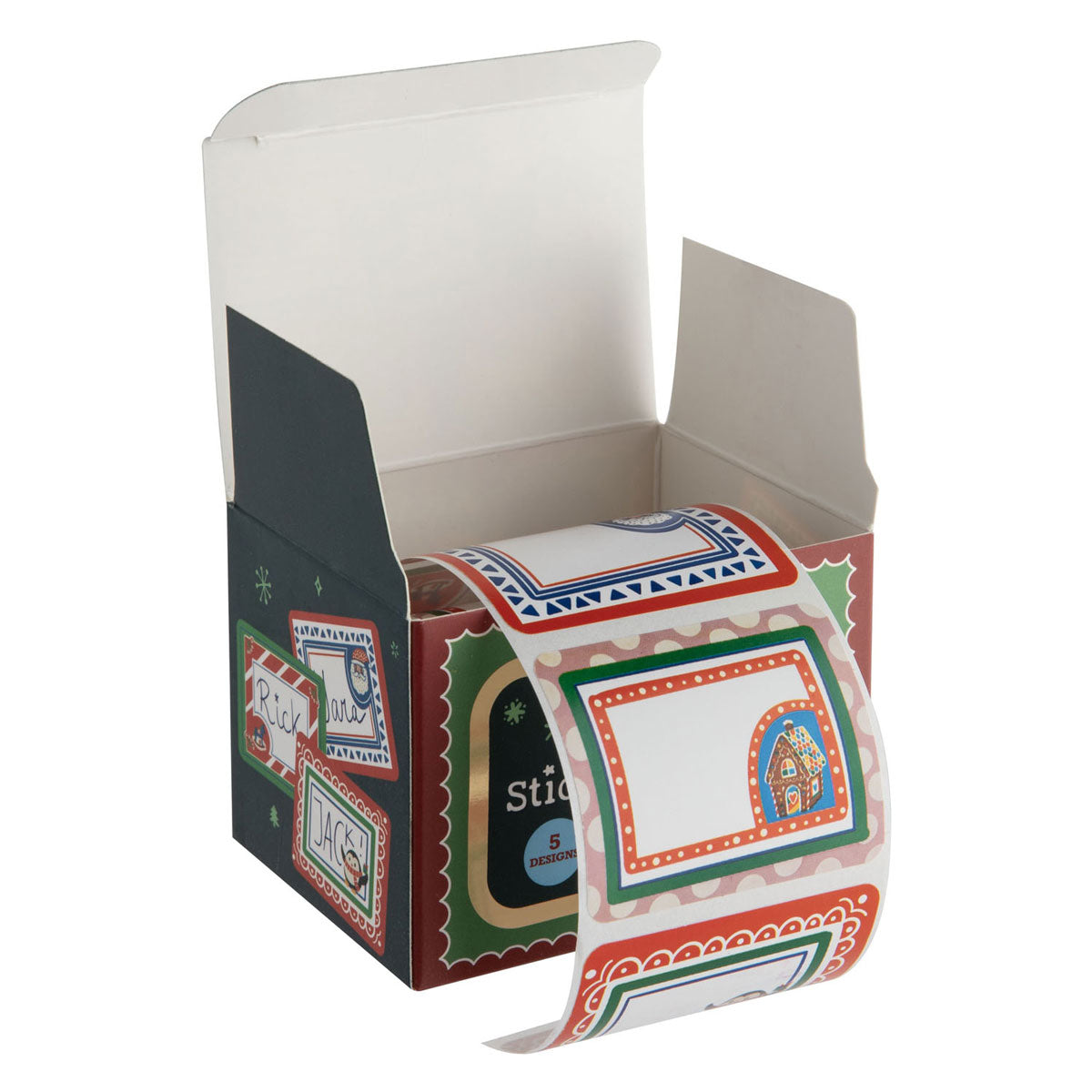 Creative craft group stickers op rol 5 designs - 50st.