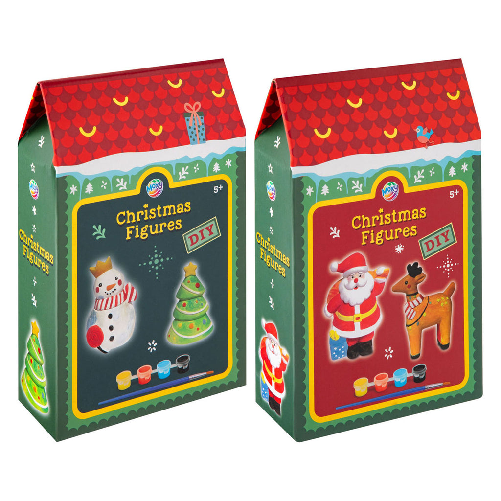 Creative Craft Group - Creative Craft Group Beschilder je eigen kerstfiguur - inclusief kwast en verf