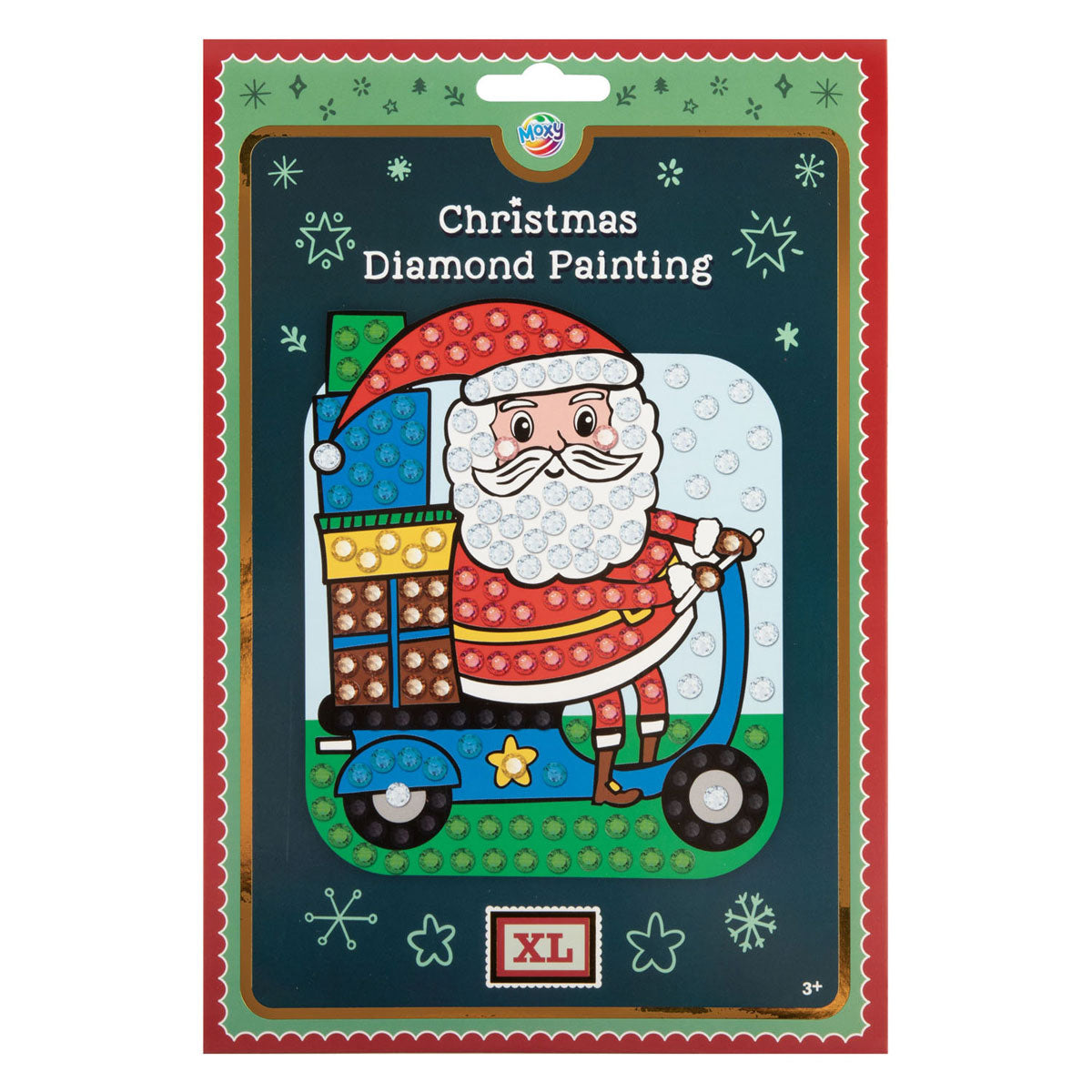 Creative craft group diamond painting kerstmis xl steentjes - a5