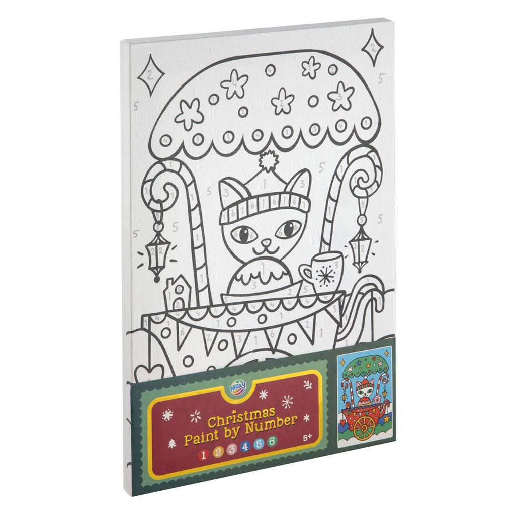 Creative Craft Group - Creative Craft Group Schilderen op nummer canvas kerstmis - a4