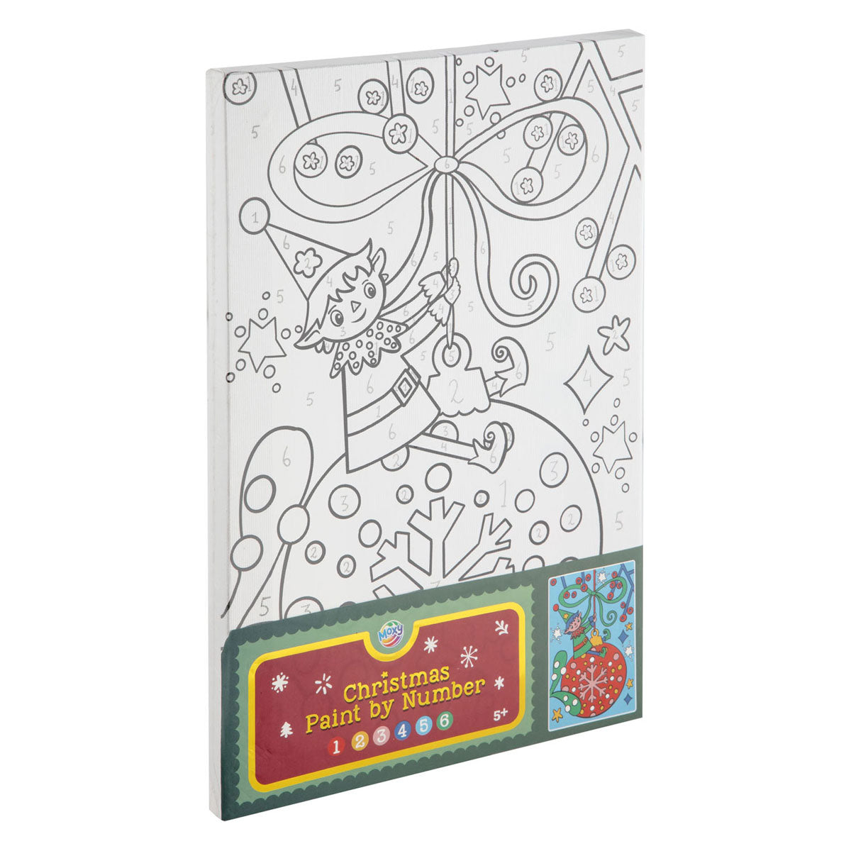 Creative Craft Group - Creative Craft Group Schilderen op nummer canvas kerstmis - a4