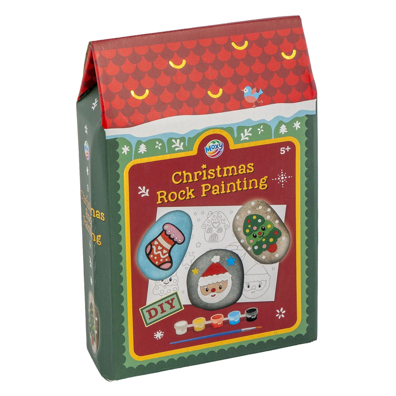 Creative Craft Group - Creative Craft Group Stenen beschilderen kerstmis - 10dlg.