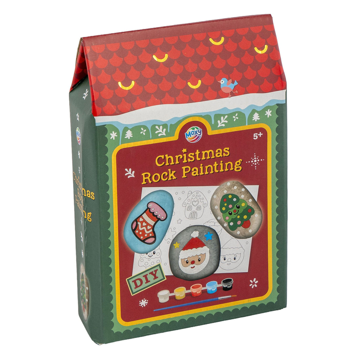 Creative craft group stenen beschilderen kerstmis - 10dlg.