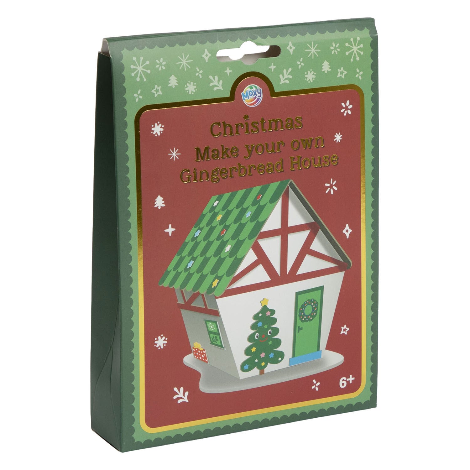 Creative Craft Group - Creative Craft Group Maak je eigen foam gemberhuis kerstmis met stickers