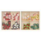 Creative Craft Group - Creative Craft Group Resin kerstmis figuren in houten doos - 24dlg.