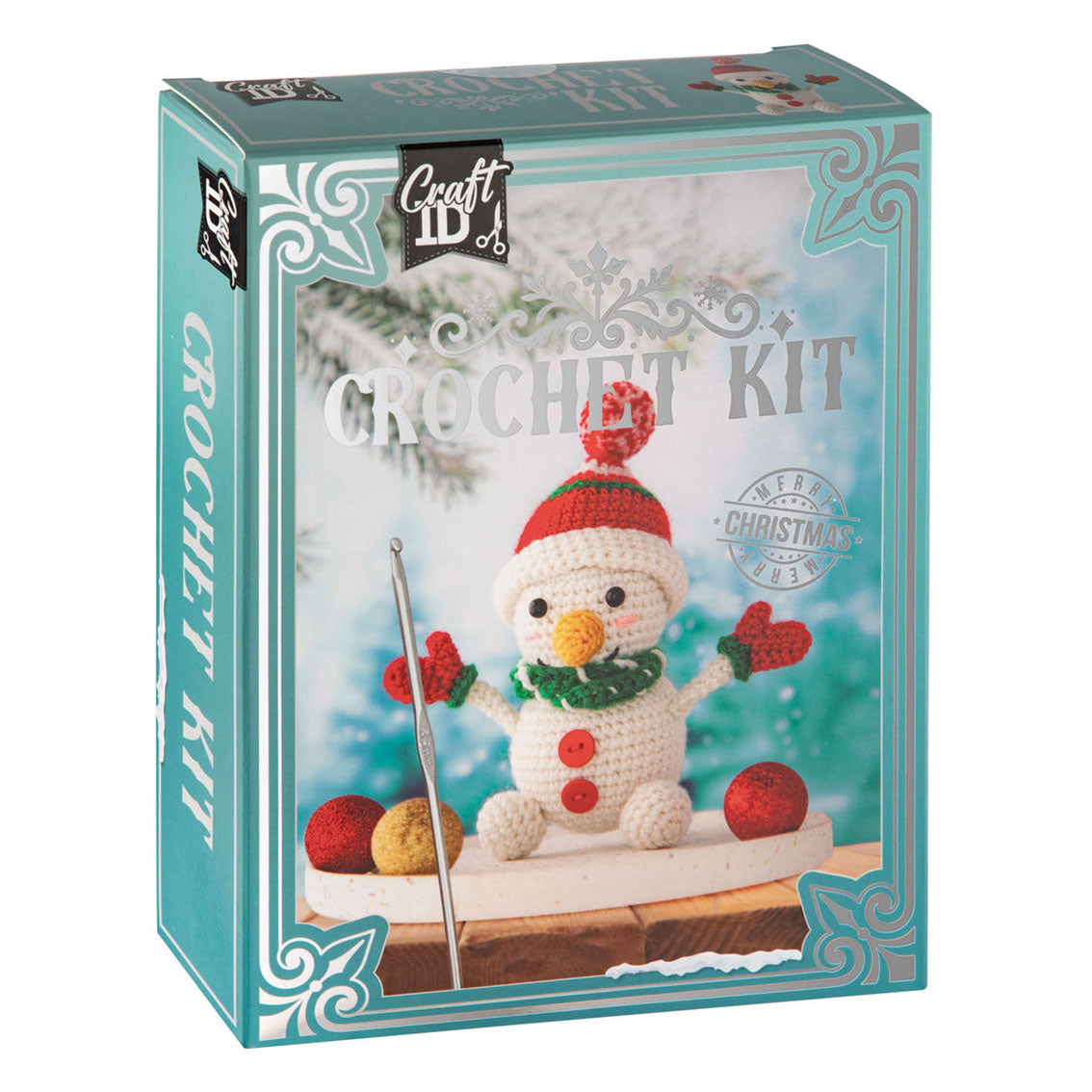 Creative Craft Group - Creative Craft Group Haak pakket sneeuwman - 16x9x18cm