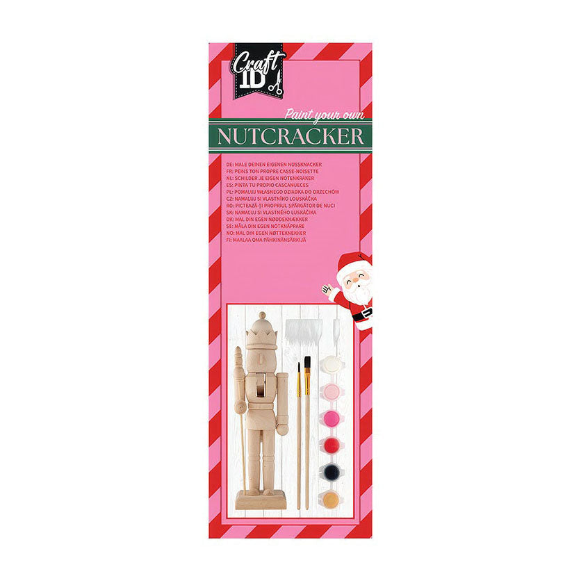Creative Craft Group - Creative Craft Group Schilder je eigen notenkraker kerstmis - 20cm
