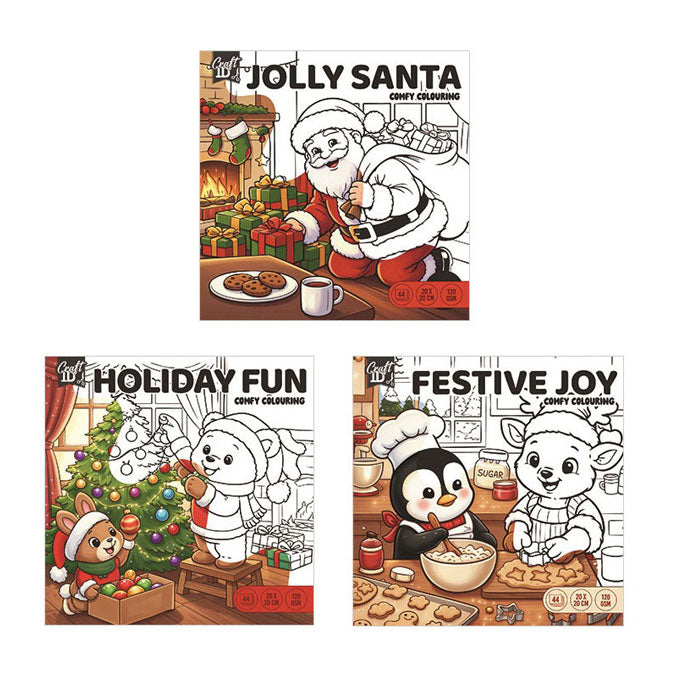 Creative Craft Group - Creative Craft Group Comfy kleurboek kerstmis