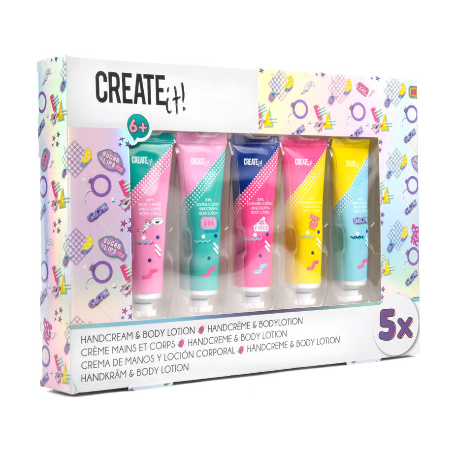 Create it! poptastic handcreme bodylotion 5-pack