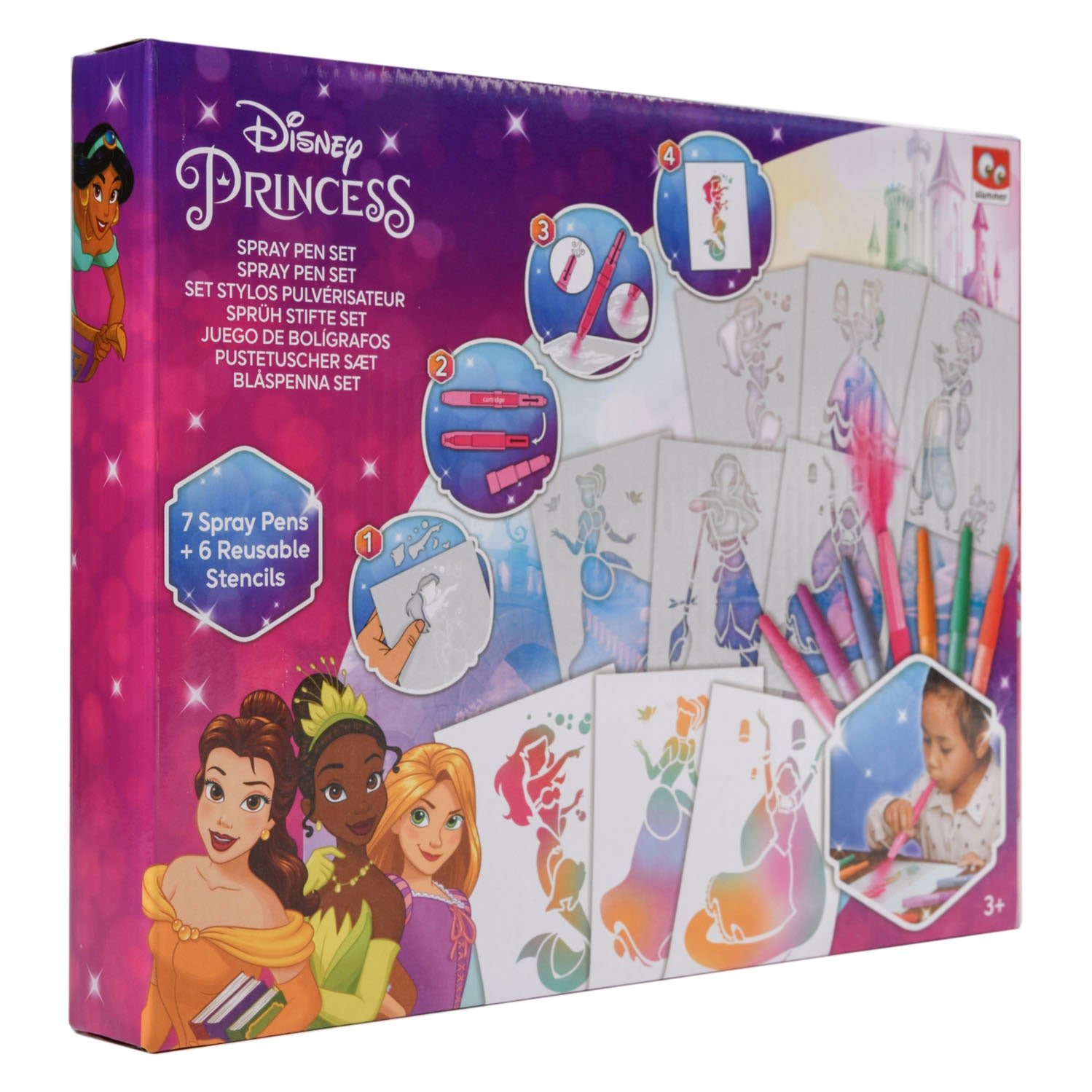 Canenco - Canenco princess blaaspennen set