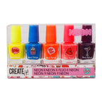 Create It! - beauty nagellak neon 5st.