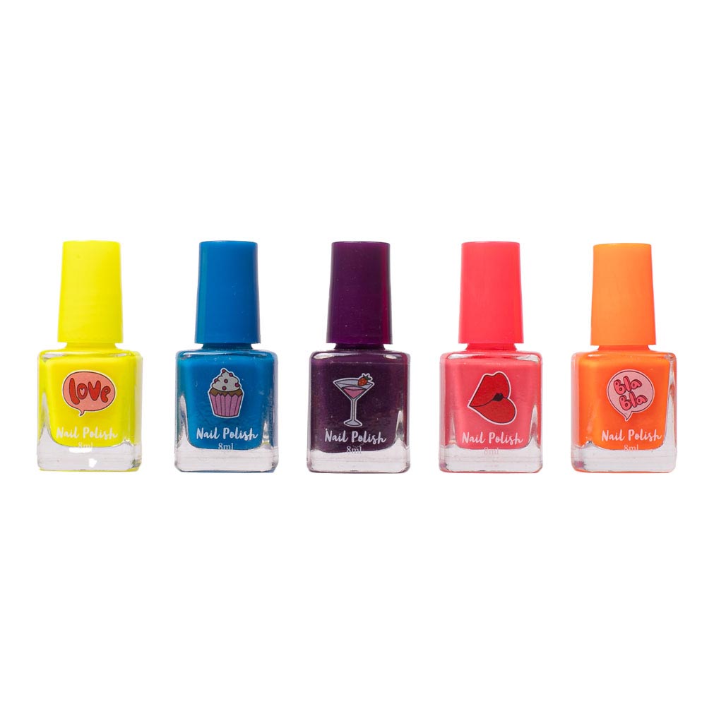 Create It! - beauty nagellak neon 5st.