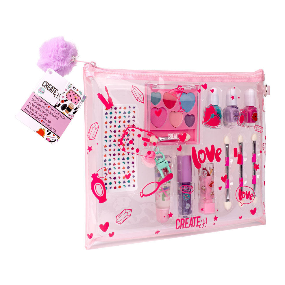 Create It! - beauty make-up tasje met inhoud