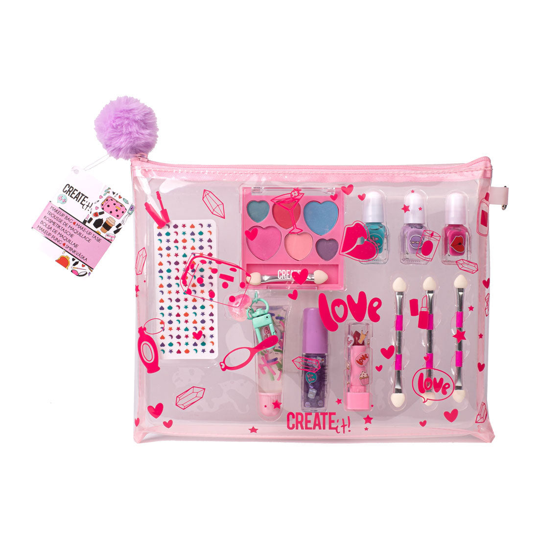Create It! - beauty make-up tasje met inhoud