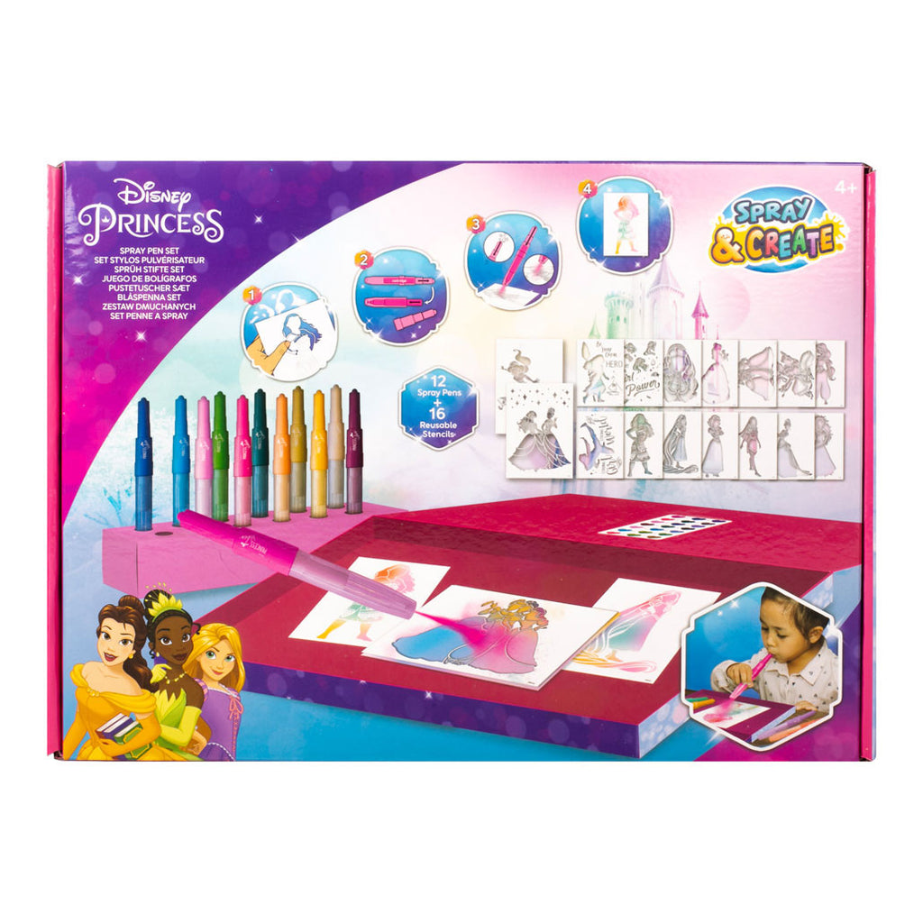 Canenco disney princess blaaspennen set deluxe